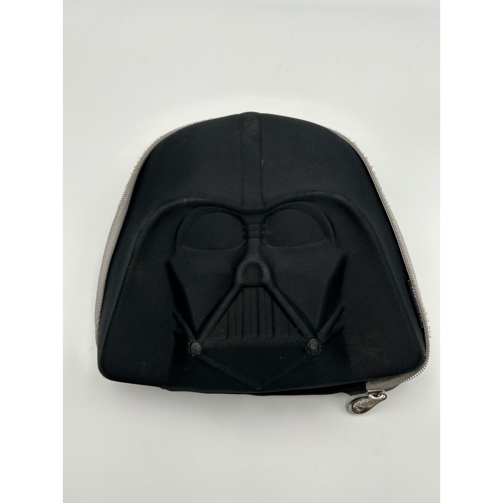 Star Wars Darth Vader 3D‎ Molded Thermos Lunch Box Black Insulated Bag 2000s
